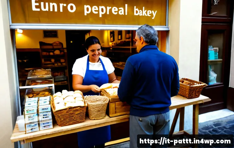 Home 17 대안경제 모델의 혁신적 기업 사례 - Photorealistic Italian worker cooperative bakery in a restored neighborhood storefront, diverse adul...
